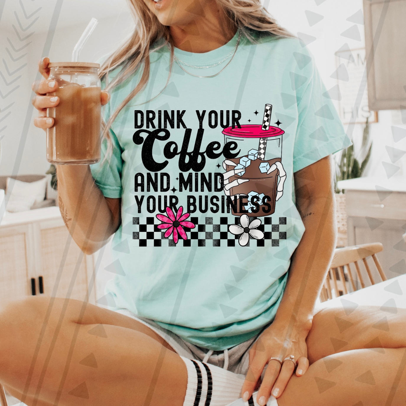 DRINK YOUR COFFEE - DTF TRANSFER