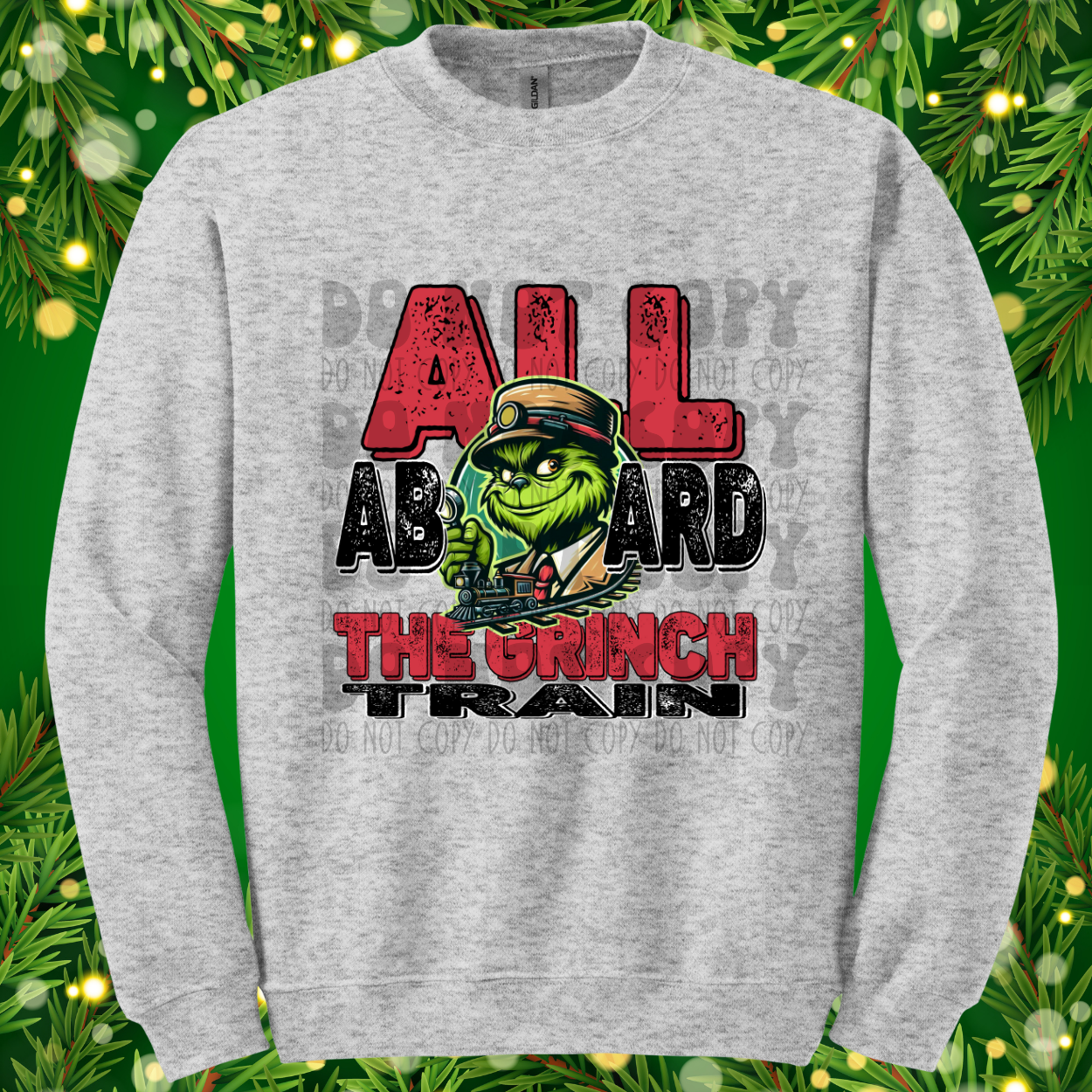 GREEN GUY TRAIN - DTF TRANSFER