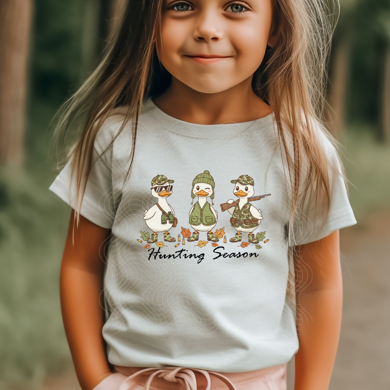 HUNTING SEASON DUCKS BLK TXT - DTF TRANSFER