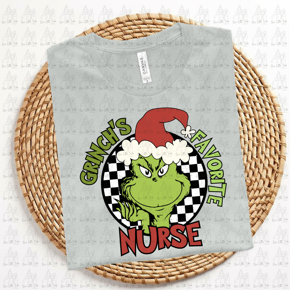 GREEN GUY FAV NURSE - RED - DTF TRANSFER