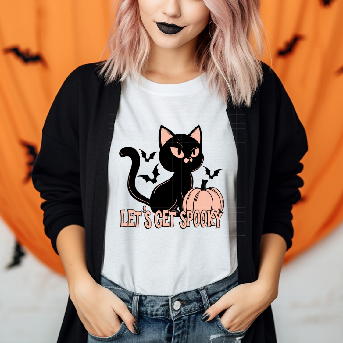 GET SPOOKY CAT - DTF TRANSFER