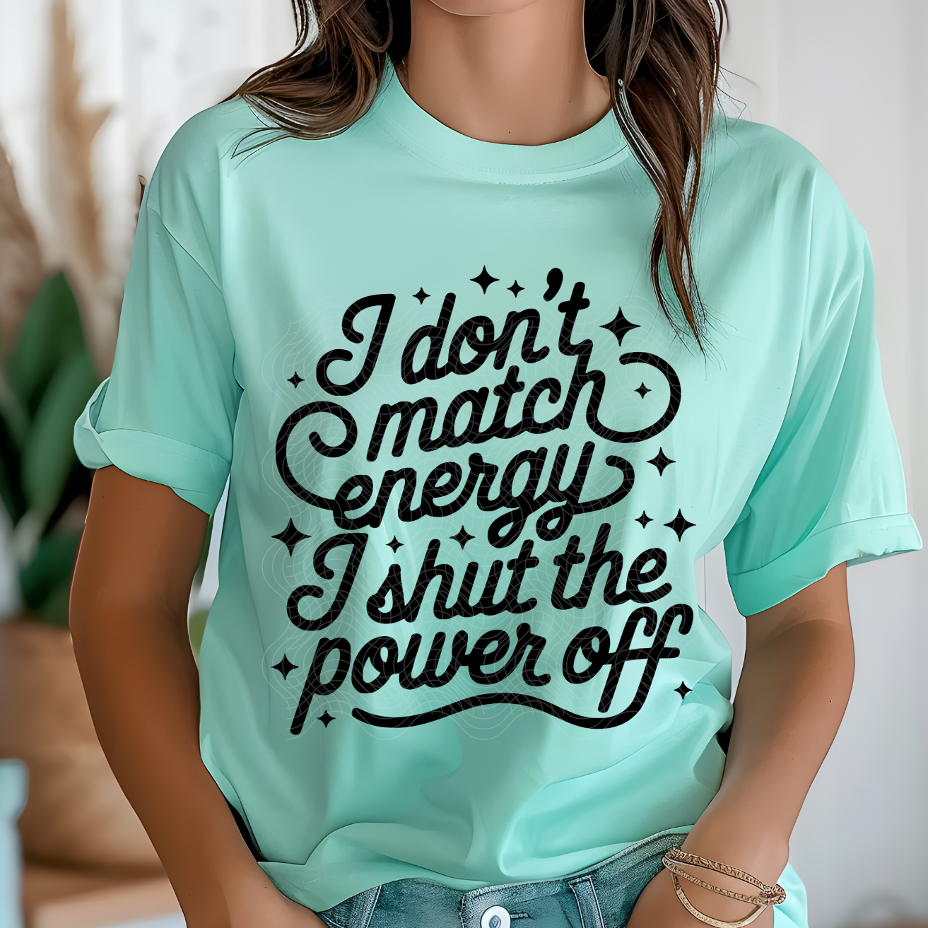 SHUT THE POWER OFF - DTF TRANSFER