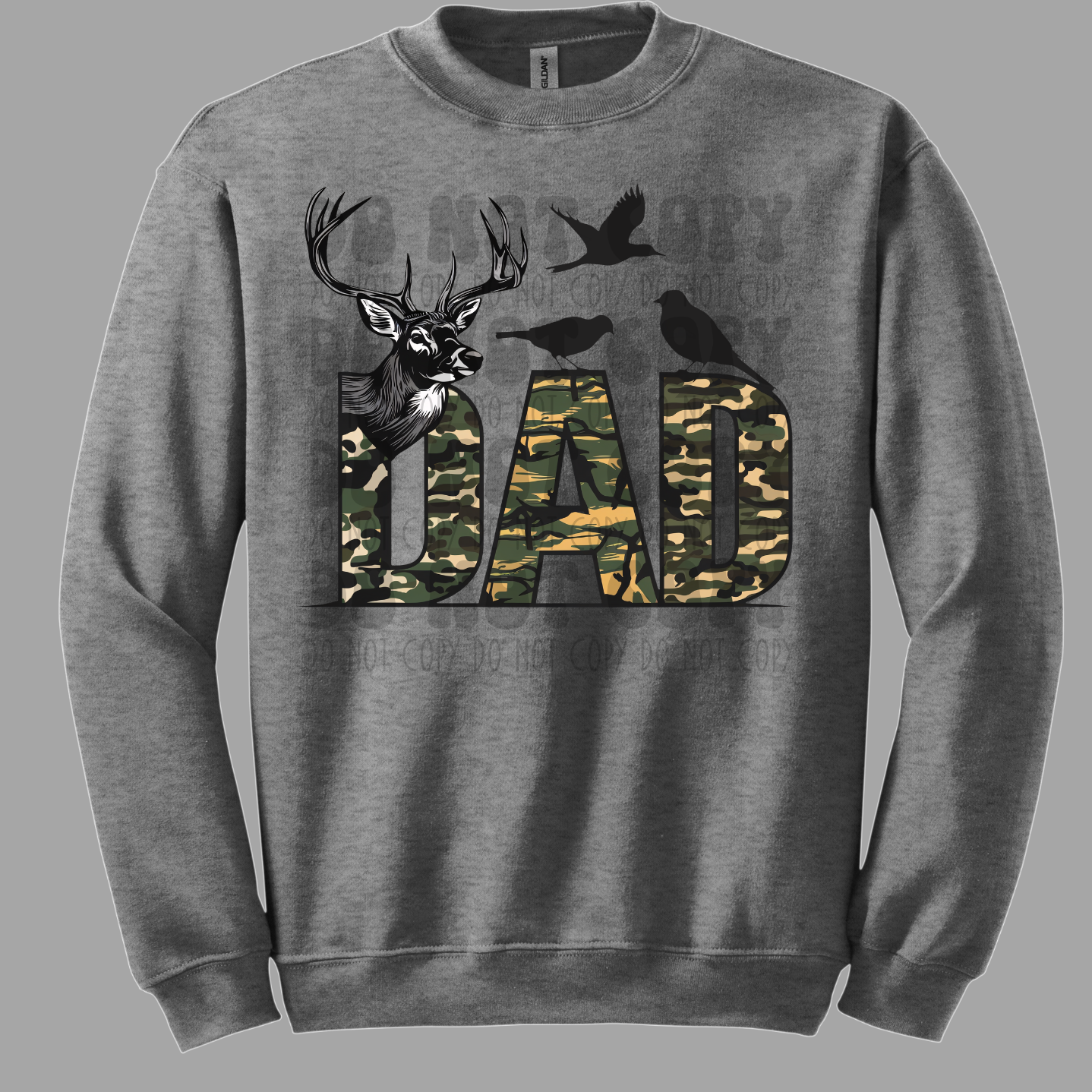 DAD TRI CAMO - DTF TRANSFER