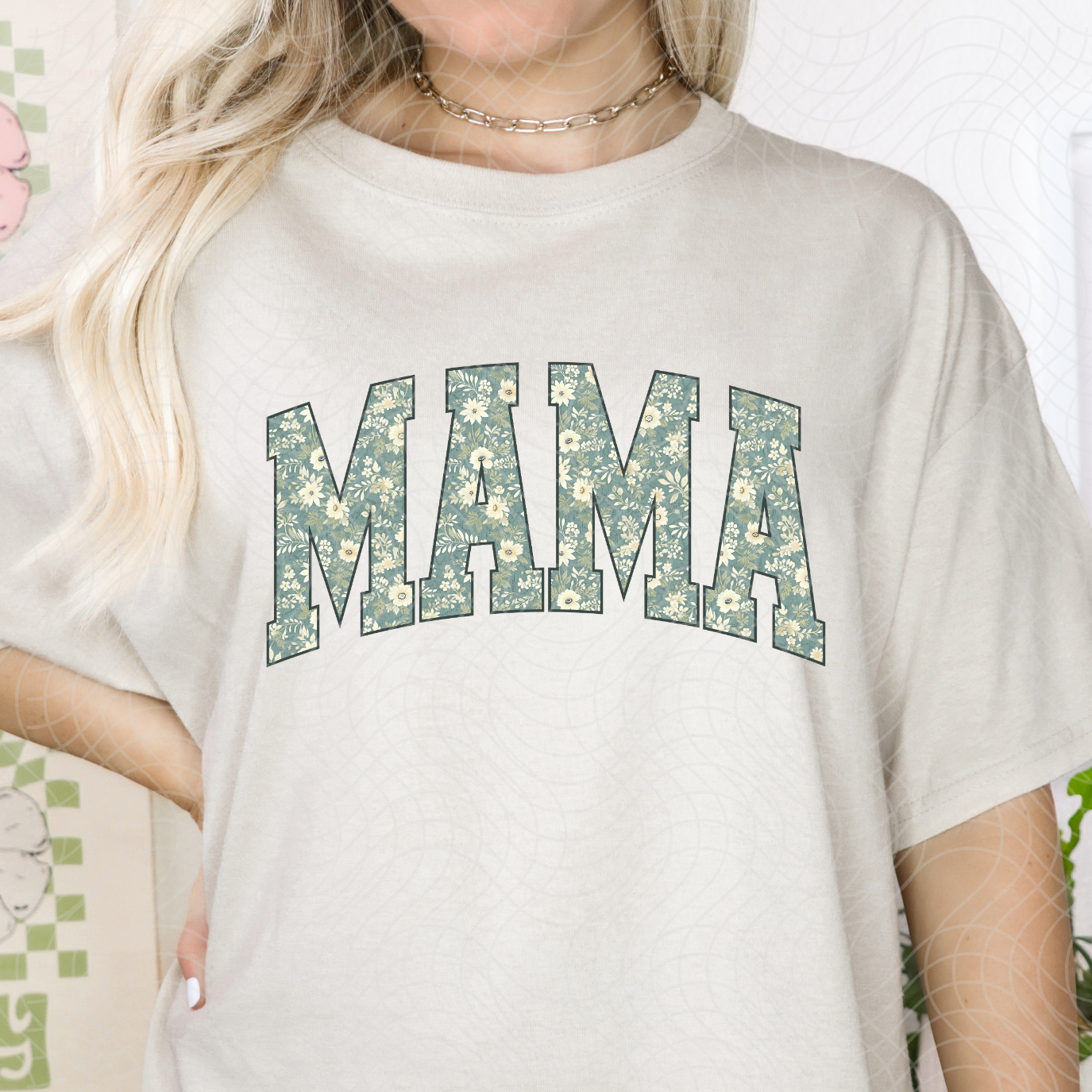 MAMA FLORAL - DTF TRANSFER