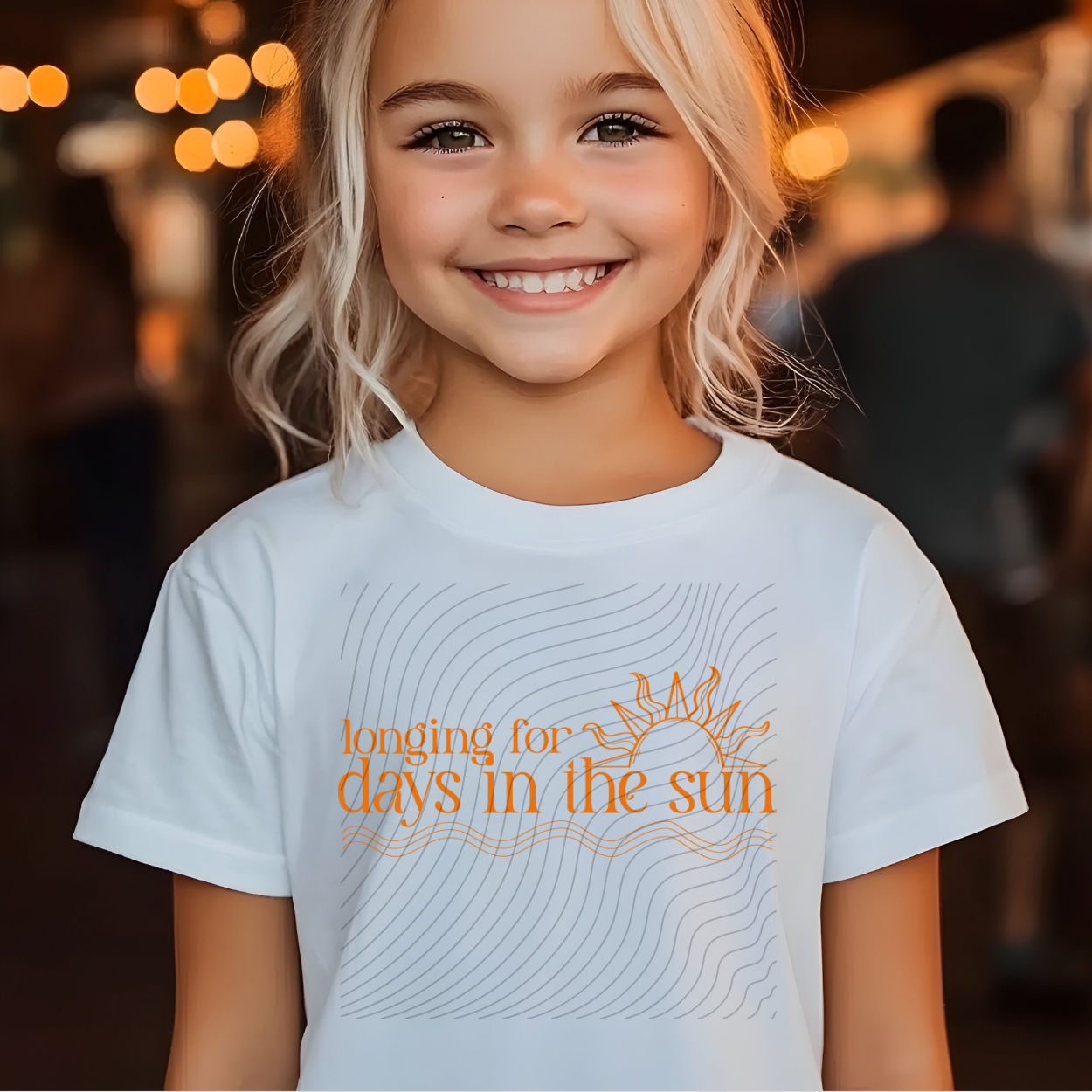 LONGING FOR DAYS IN THE SUN ORANGE - DTF TRANSFER