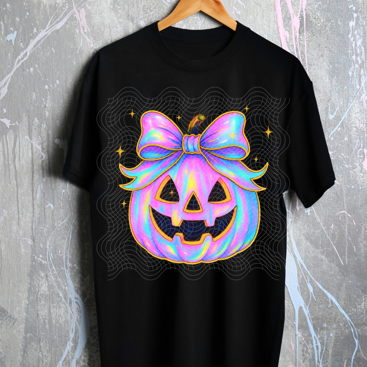 IRIDESCENT PUMPKIN - DTF TRANSFER