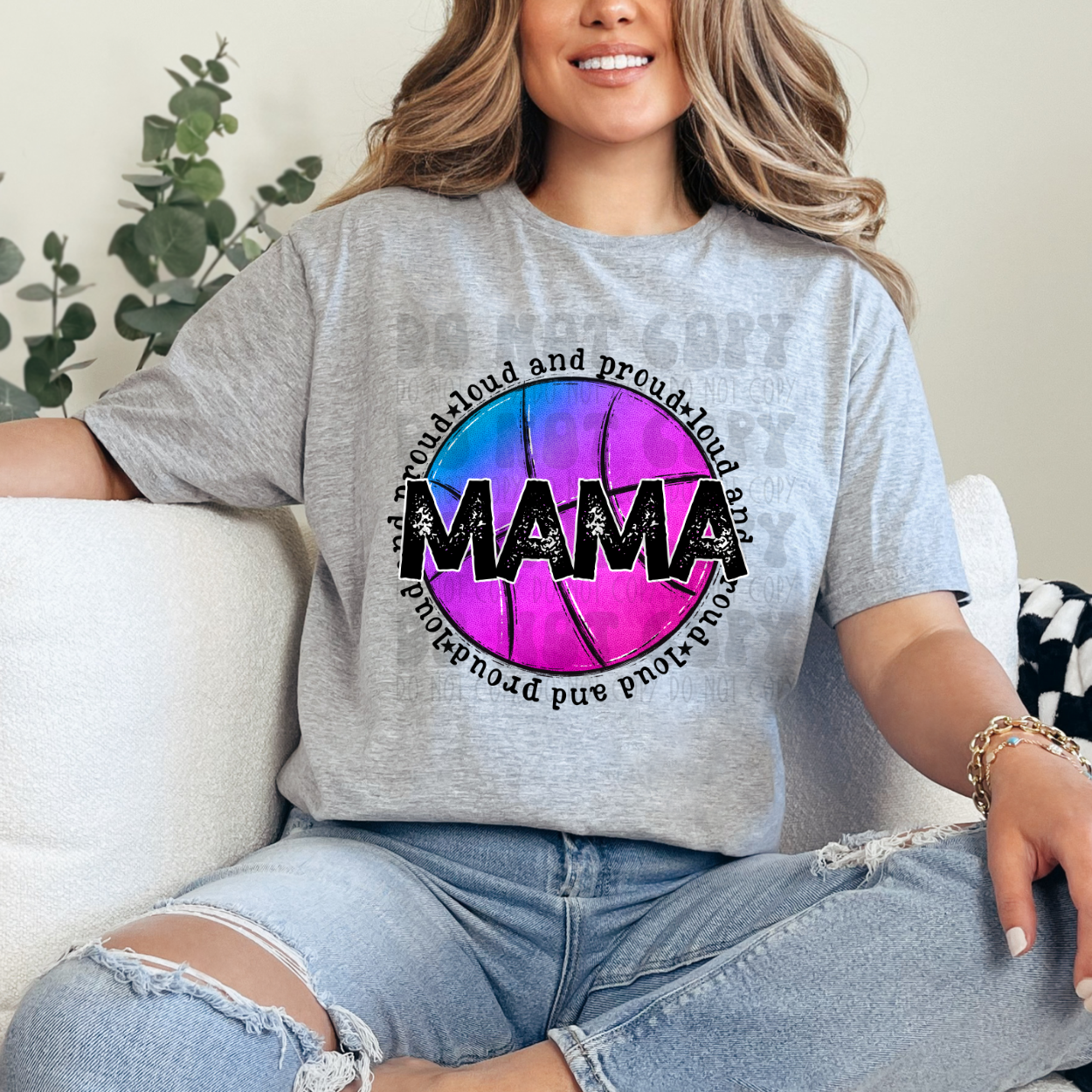 BASKETBALL MAMA - DTF TRANSFER