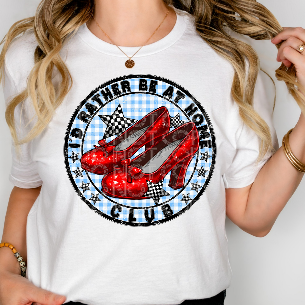 ID RATHER BE AT HOME - DTF TRANSFER