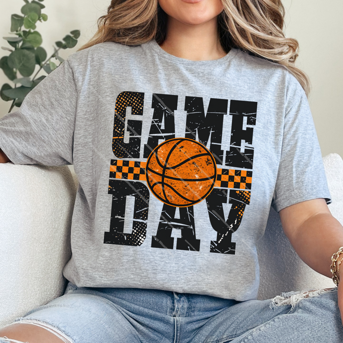 GAME DAY BLK BASKETBALL - DTF TRANSFER