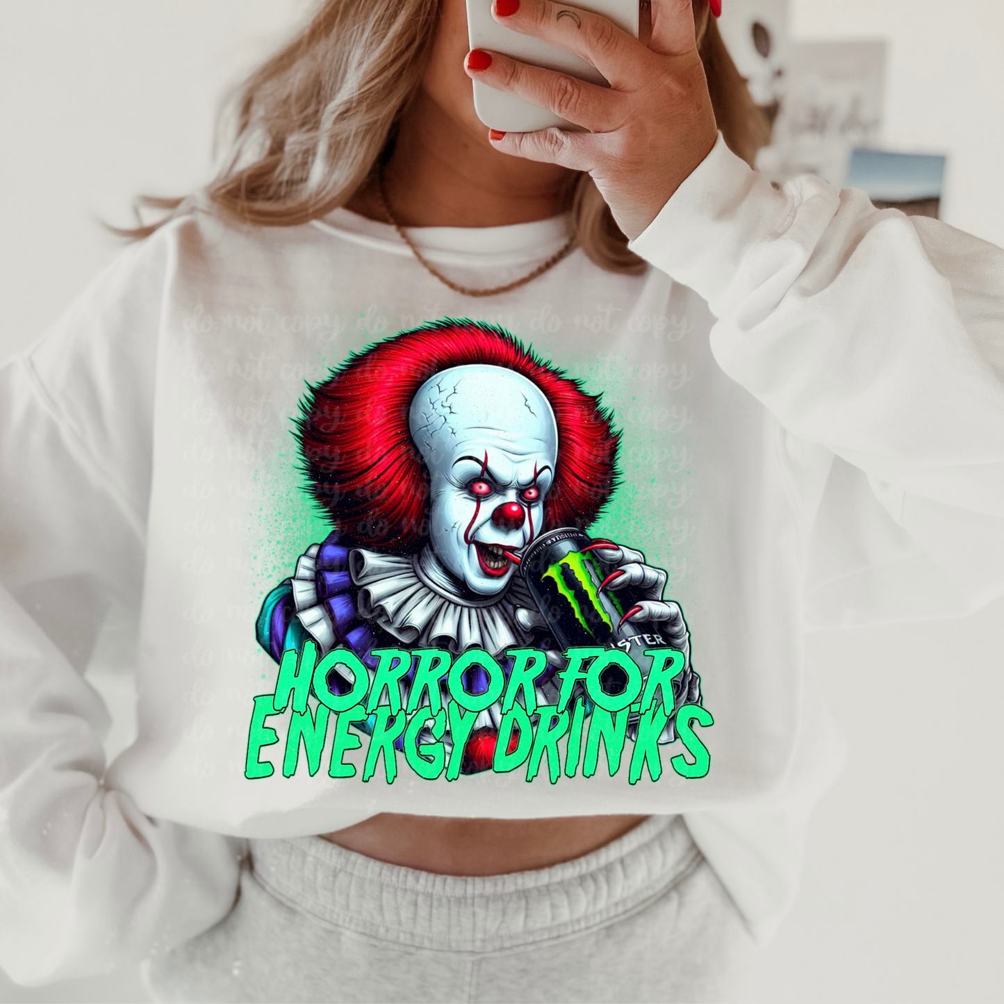HORROR DRINK CLOWN - DTF TRANSFER