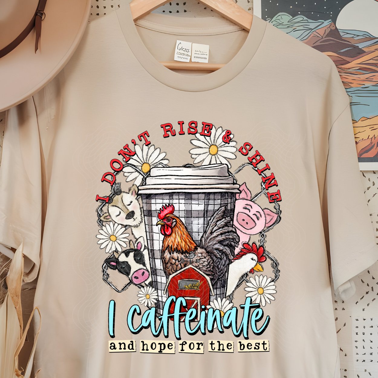 I DON'T RISE AND SHINE - DTF TRANSFER