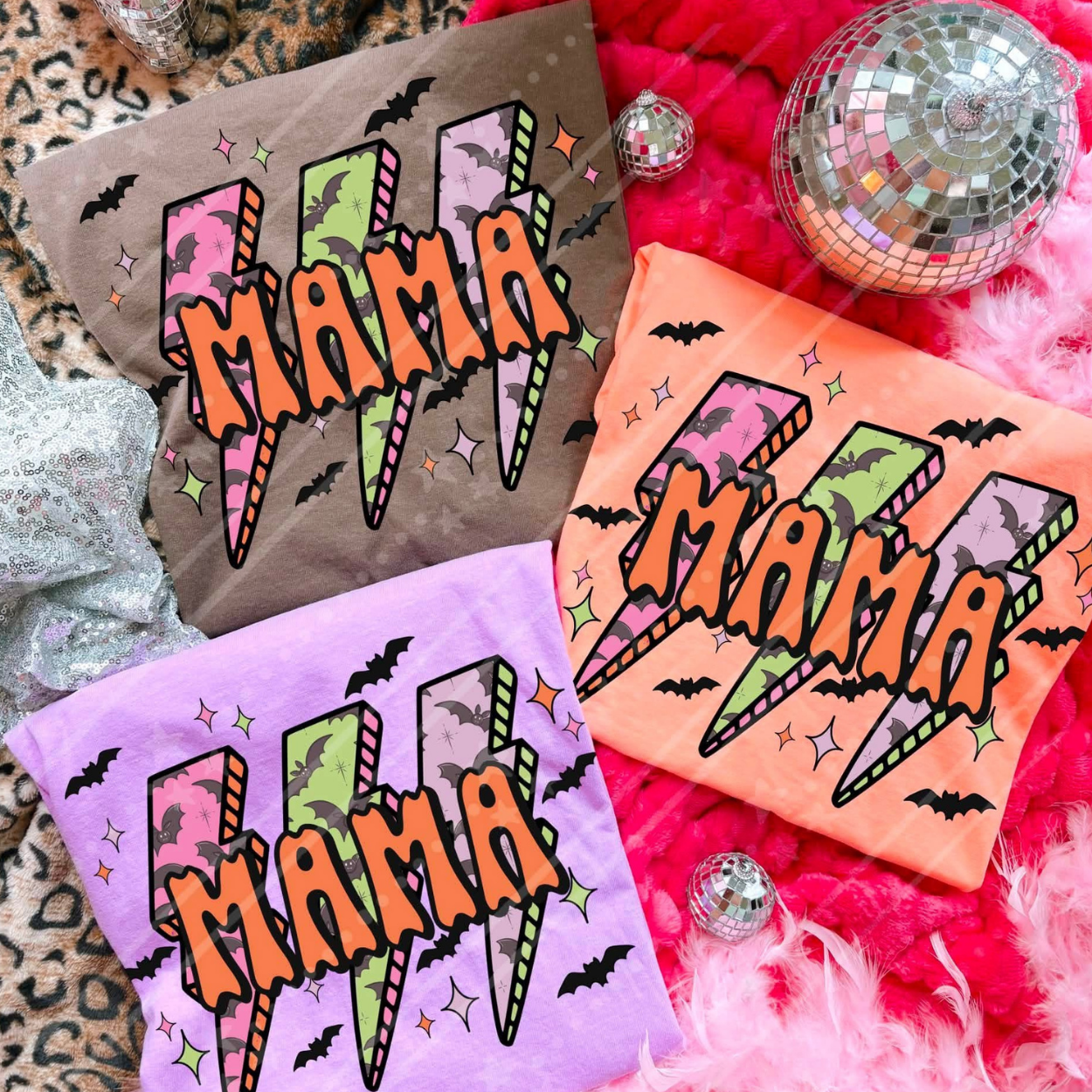 MAMA BAT BOLTS - DTF TRANSFER