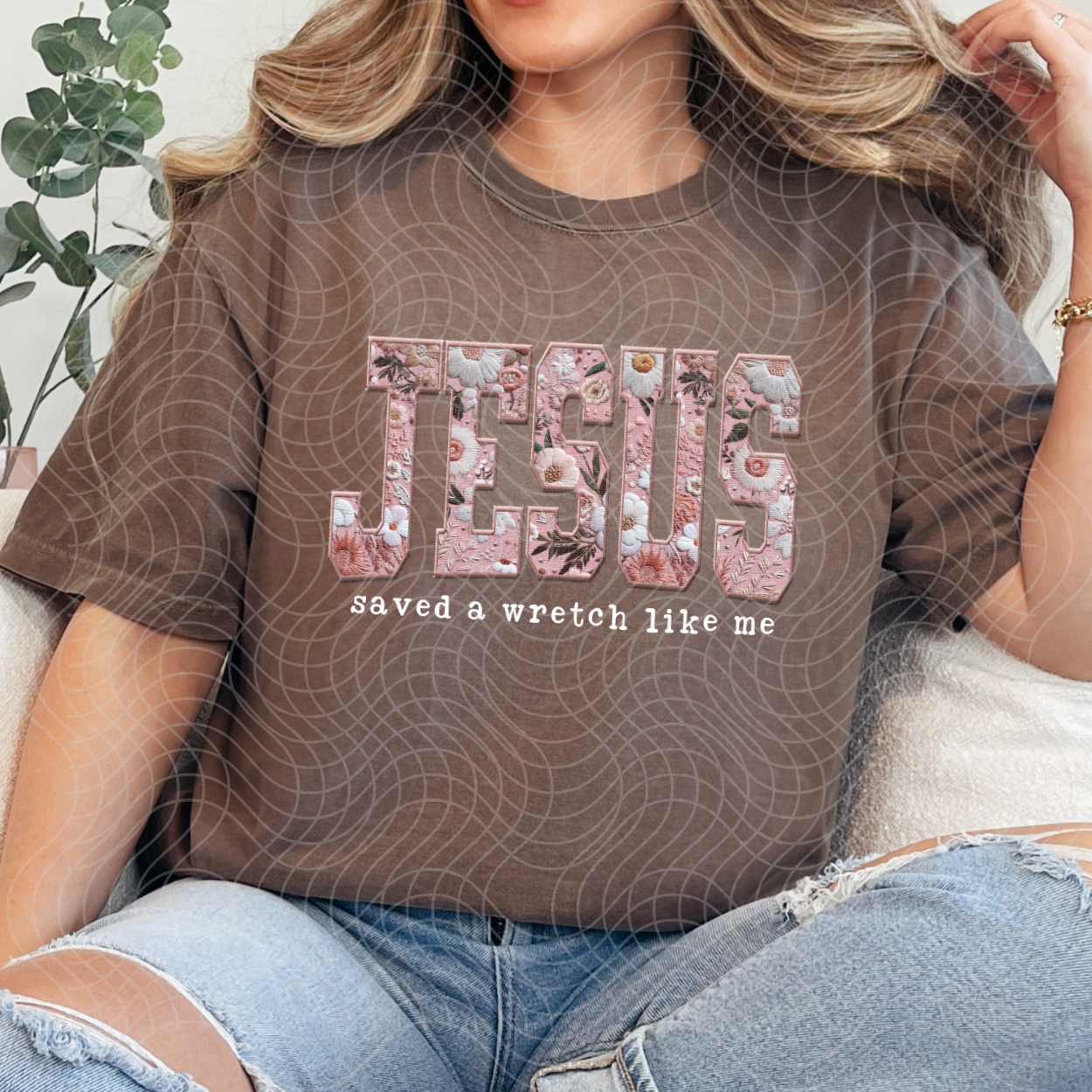 JESUS SAVED - DTF TRANSFER