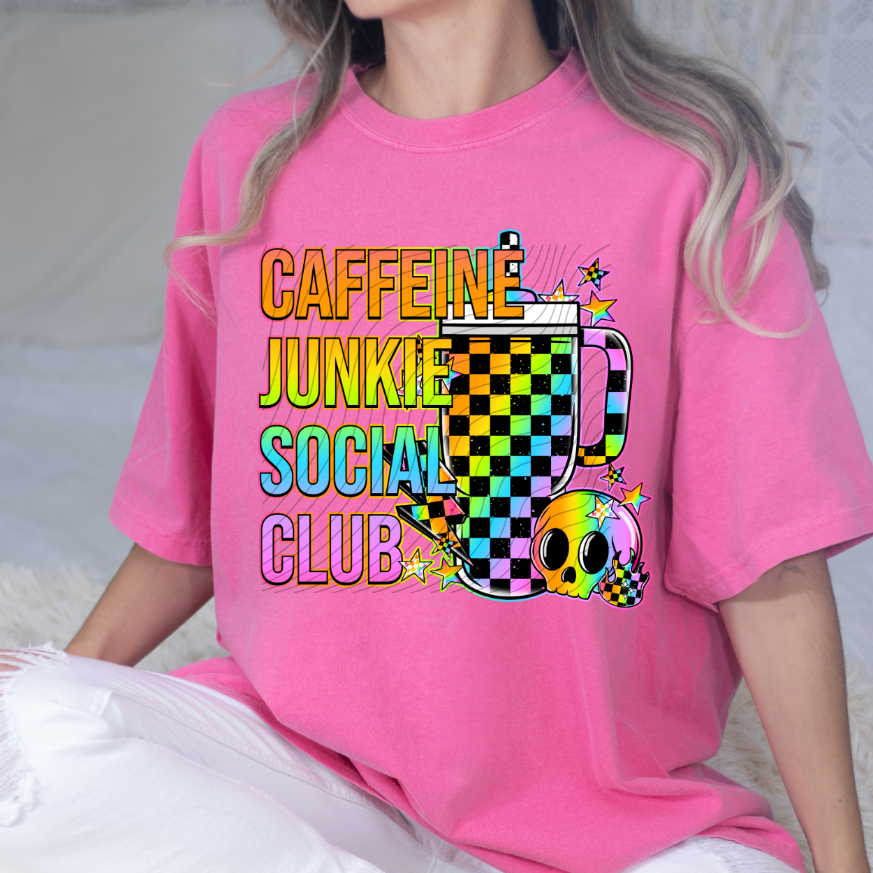 CAFFEINE JUNKIE - DTF TRANSFER