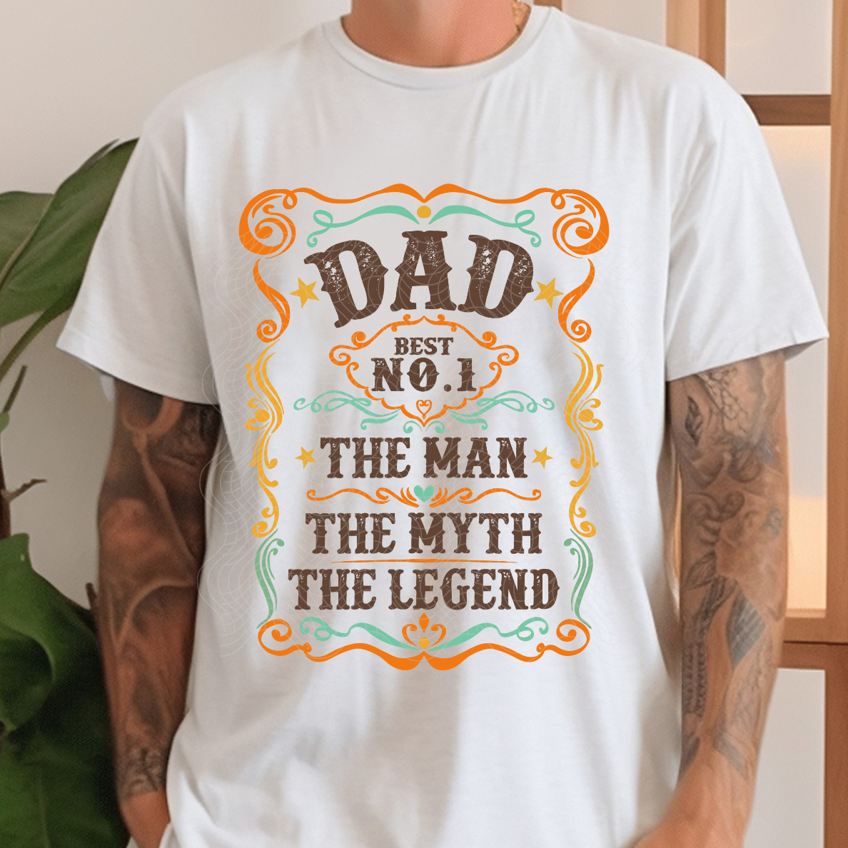 DAD. MAN. MYTH. LEGEND. - DTF TRANSFER