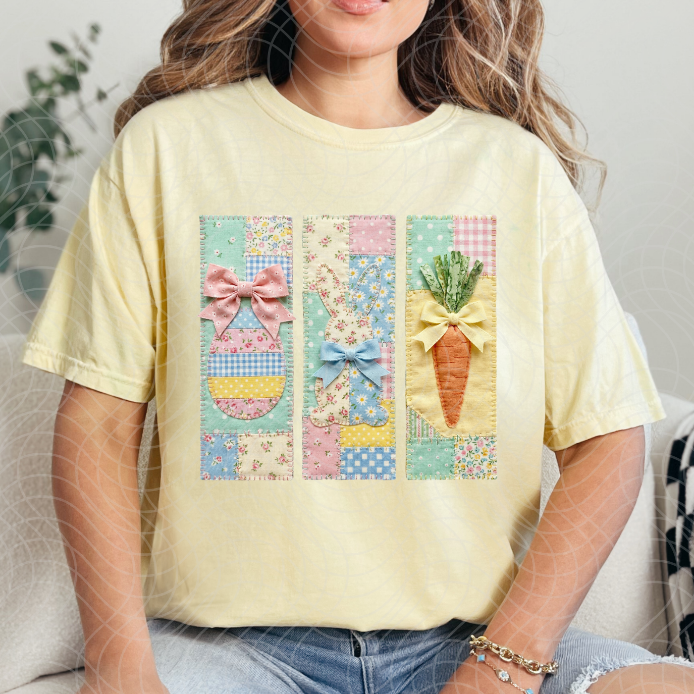 PATCHWORK EASTER - DTF TRANSFER