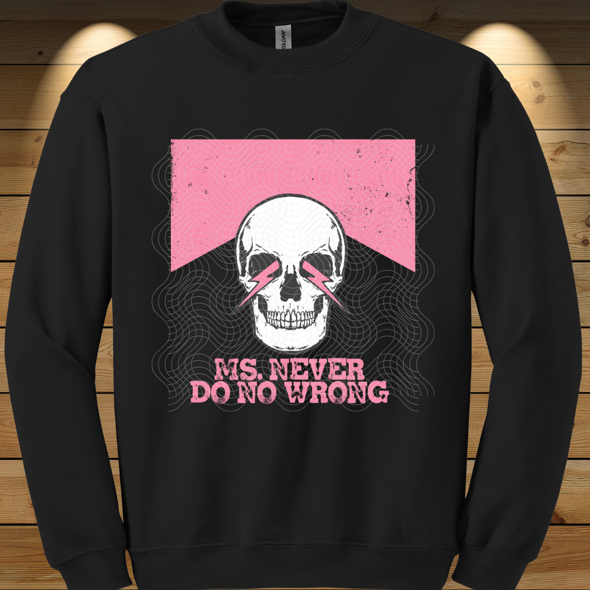 NEVER DO NO WRONG PINK - DTF TRANSFER