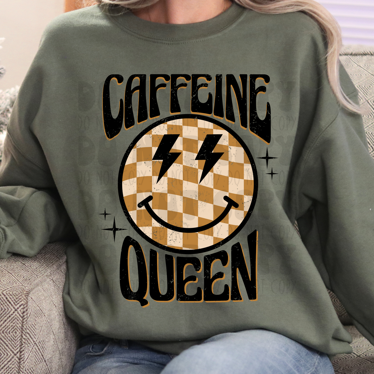 CAFFEINE QUEEN - DTF TRANSFER
