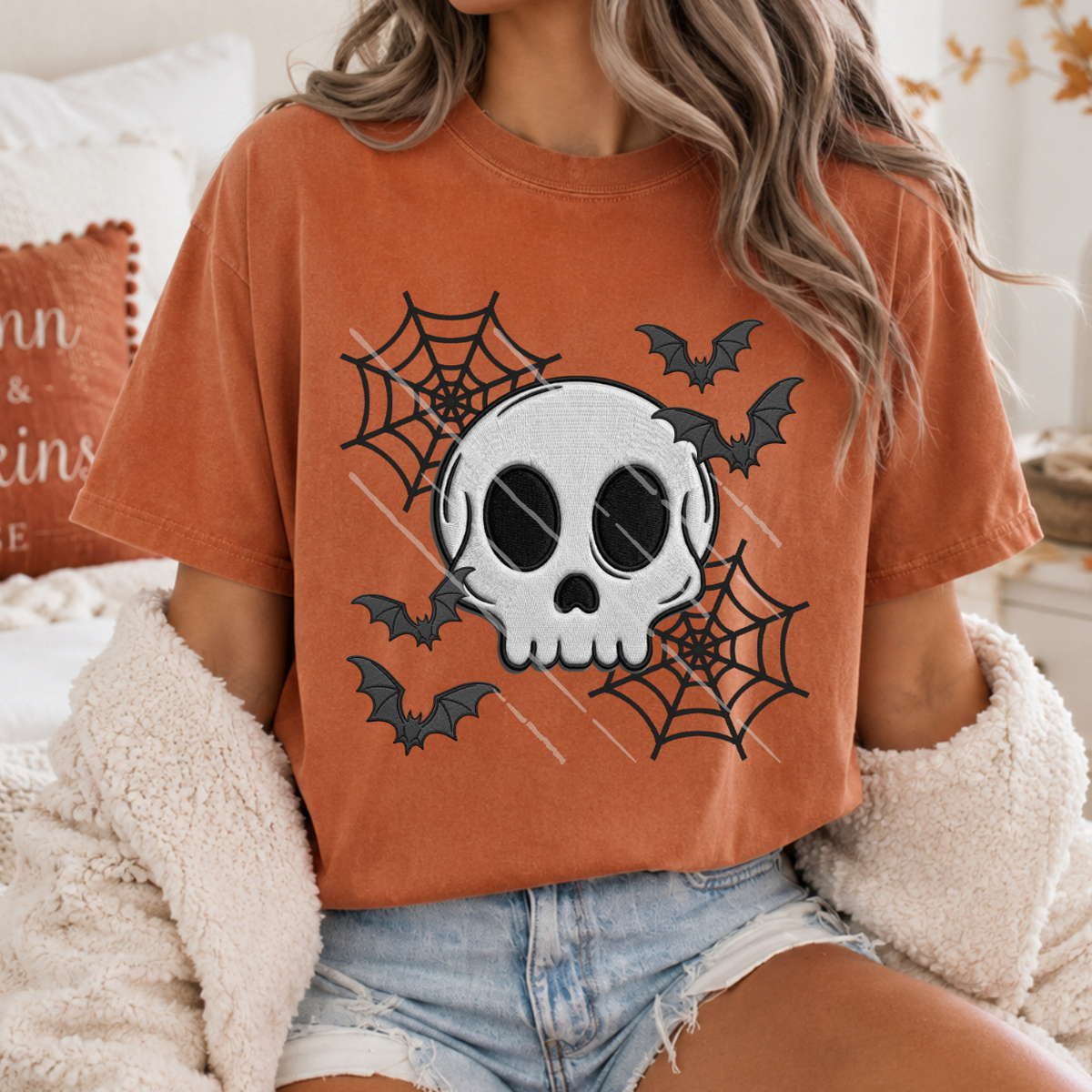 HALLOWEEN SKULL - DTF TRANSFER