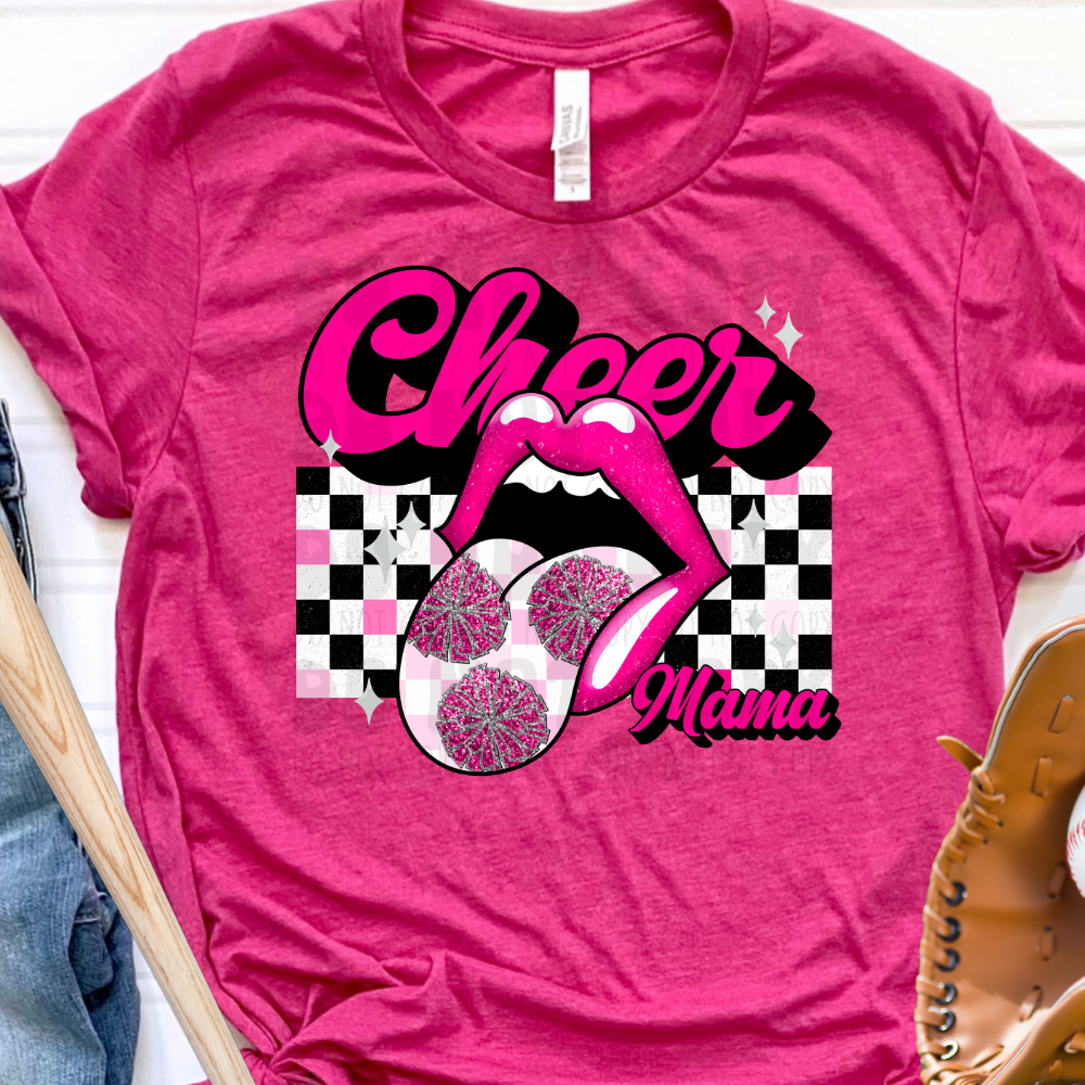 CHEER MAMA PINK - DTF TRANSFER