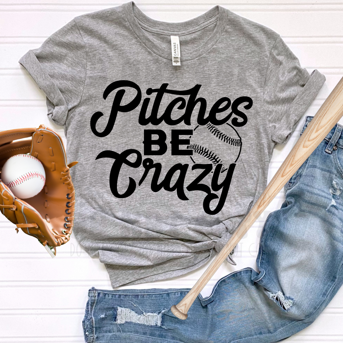 PITCHES BE CRAZY BLK - DTF TRANSFER
