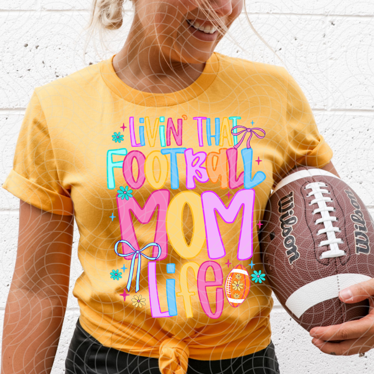 FOOTBALL MOM LIFE - DTF TRANSFER