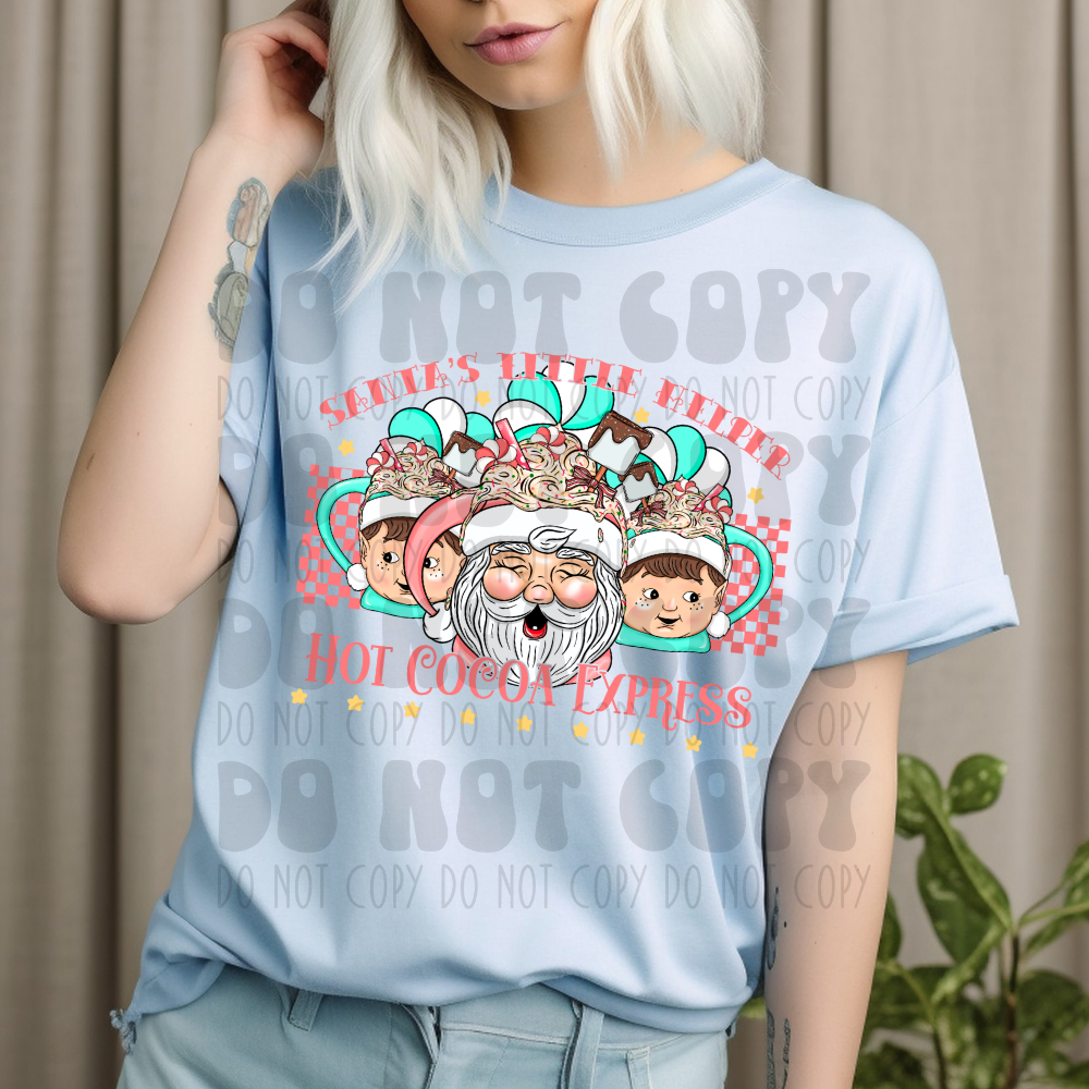 HOT COCOA EXPRESS PINK - DTF TRANSFER