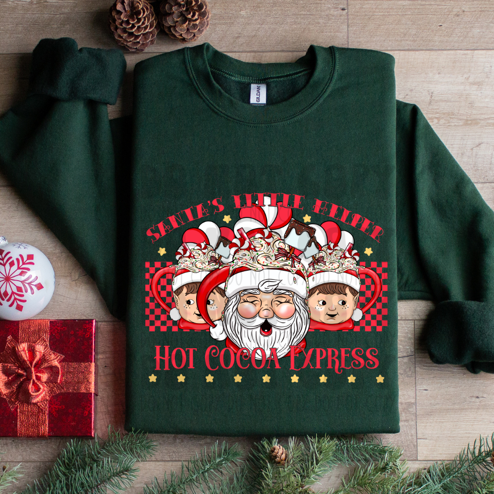 HOT COCOA EXPRESS RED - DTF TRANSFER