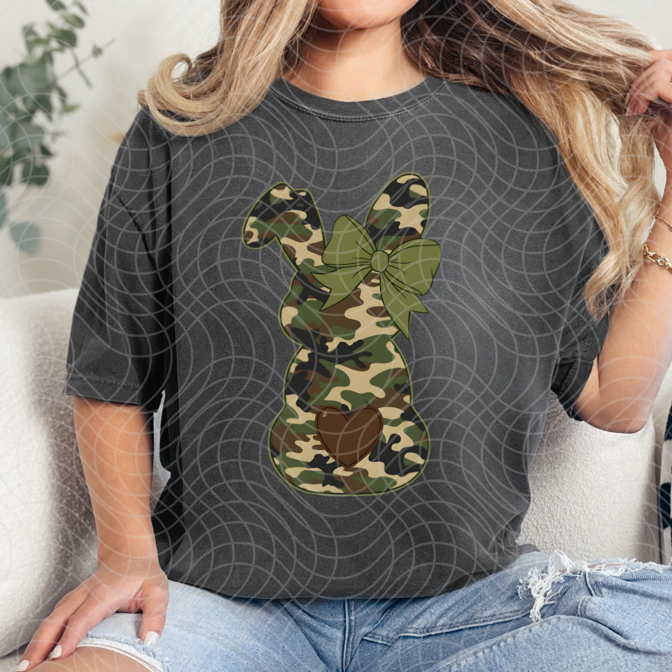 CAMO BUNNY - DTF TRANSFER