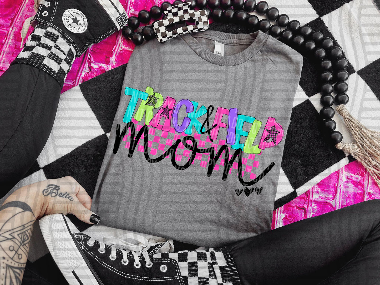 TRACK MOM - DTF TRANSFER