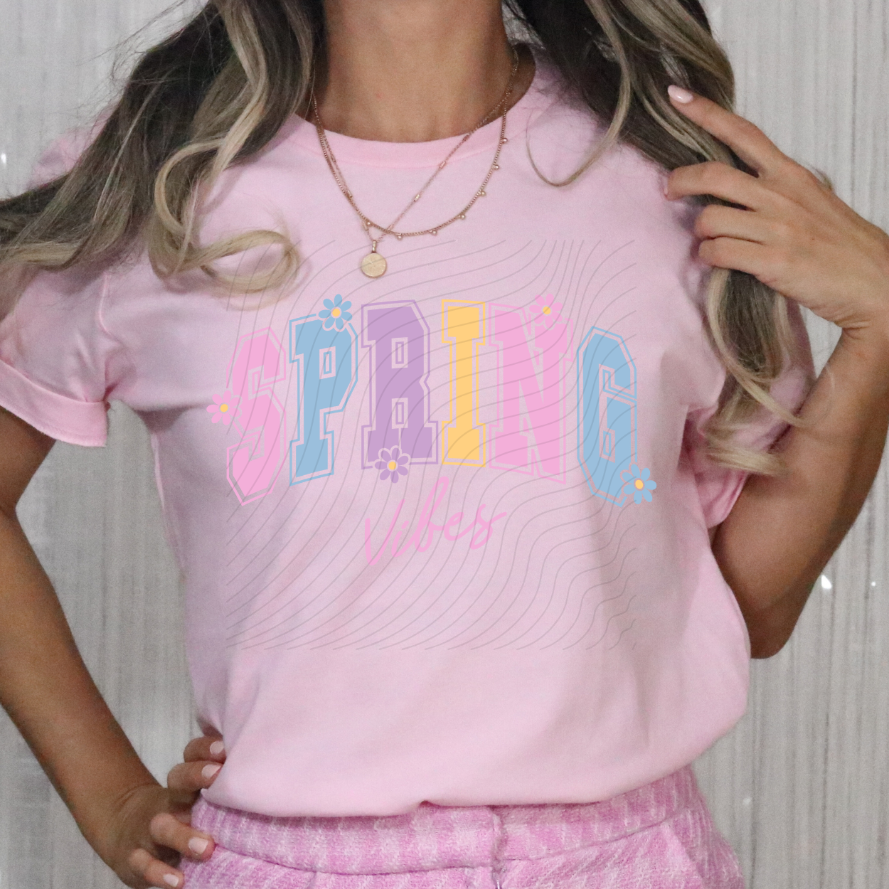 SPRING VIBES ARCHED 2 - DTF TRANSFER