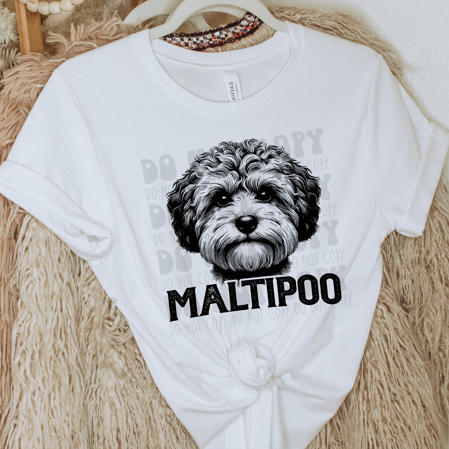 MALTIPOO DOG - DTF TRANSFER