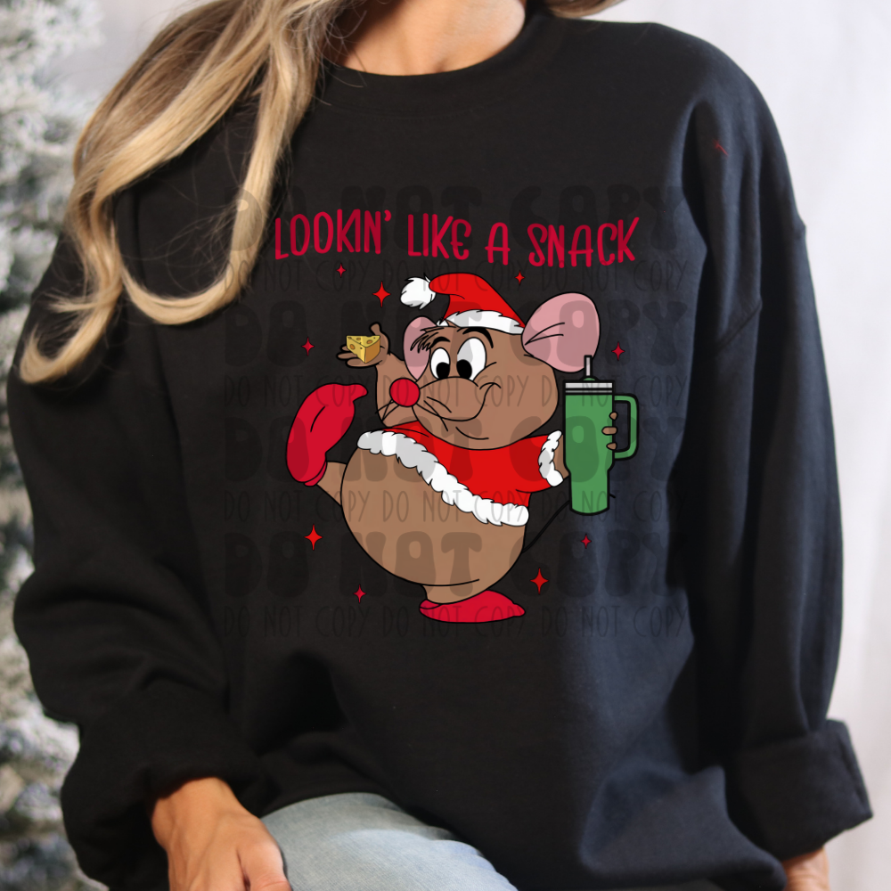 LOOKIN' LIKE A SNACK CHRISTMAS GUS - DTF TRANSFER