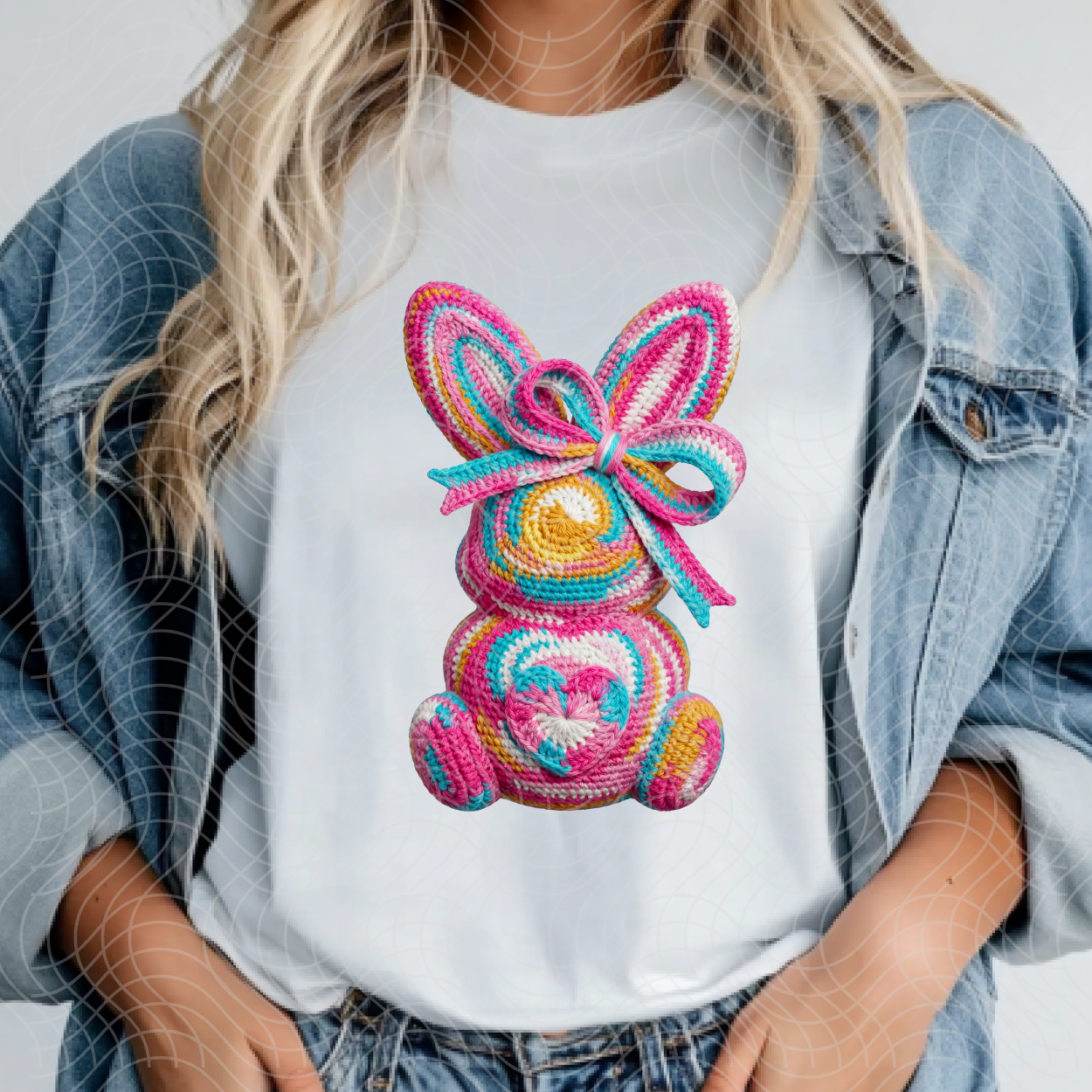 FAUX YARN BUNNY - DTF TRANSFER