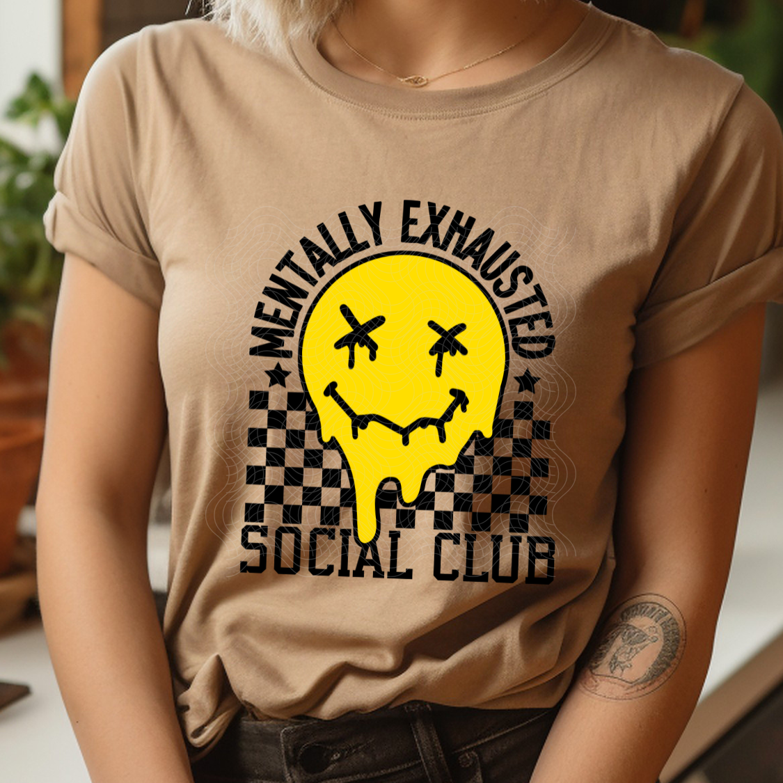 MENTALLY EXHAUSTED SOCIAL CLUB - DTF TRANSFER