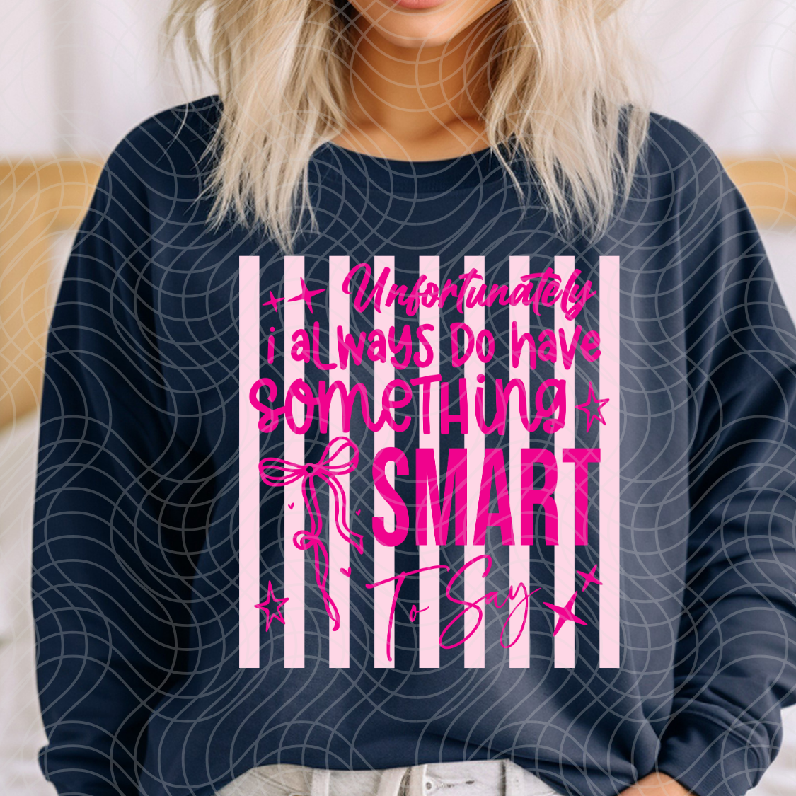 SOMETHING SMART TO SAY - DTF TRANSFER