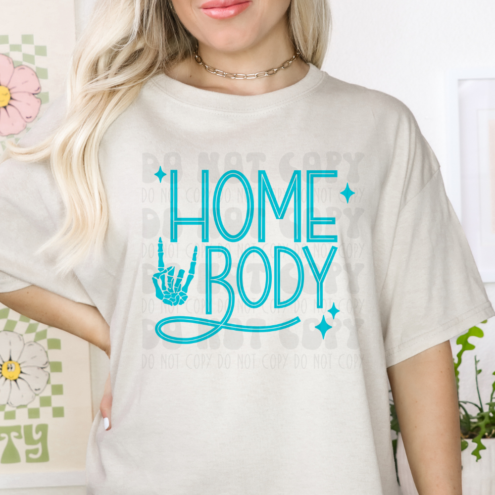 HOME BODY BLUE - DTF TRANSFER