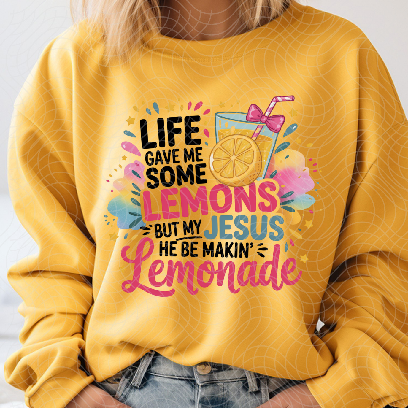 JESUS MAKIN LEMONADE - DTF TRANSFER
