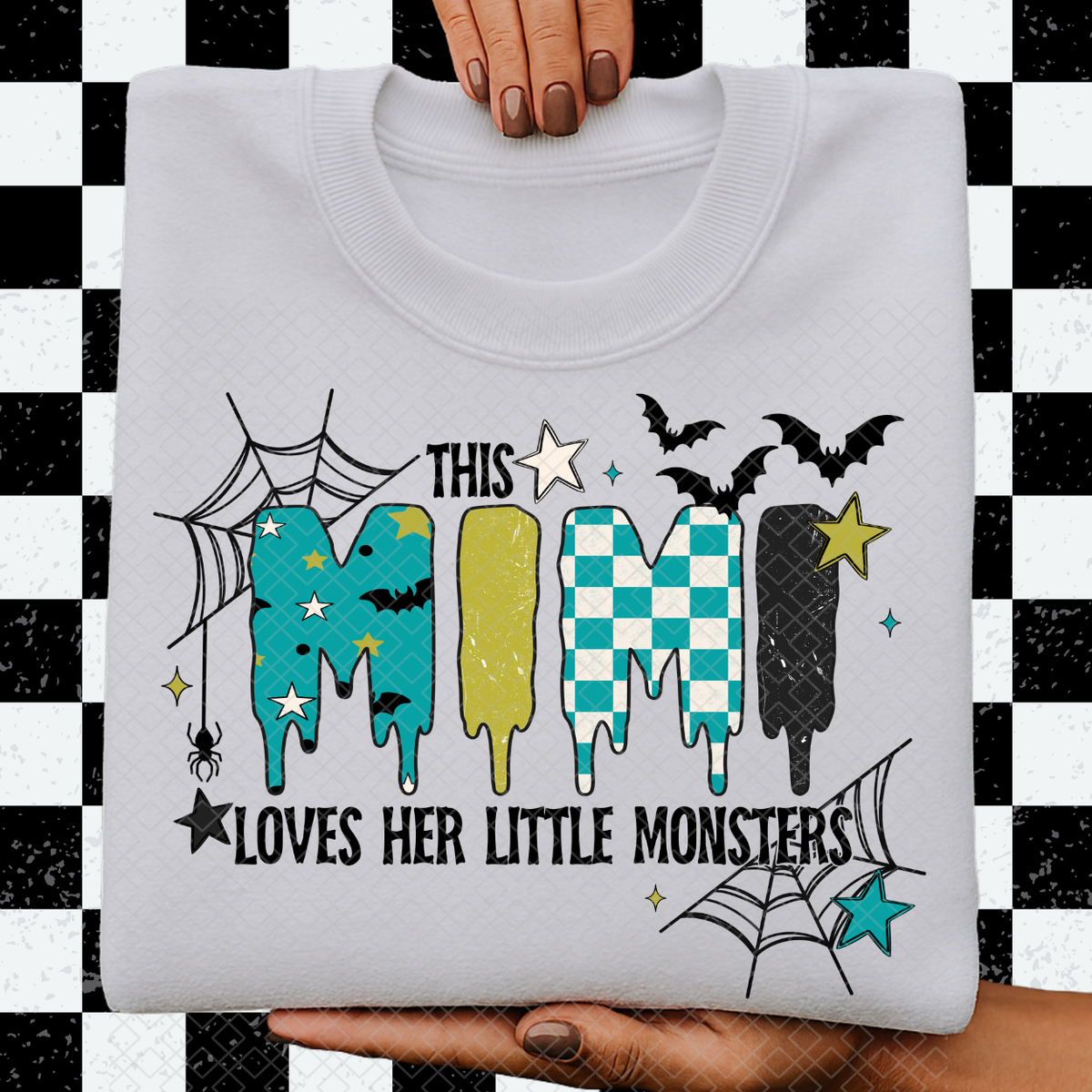 THIS MIMI LOVES HER LITTLE MONSTERS - DTF TRANSFER