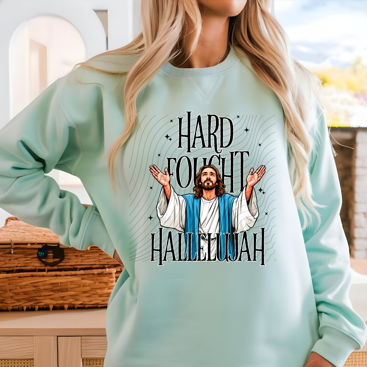 HARD FOUGHT HALLELUJAH - DTF TRANSFER