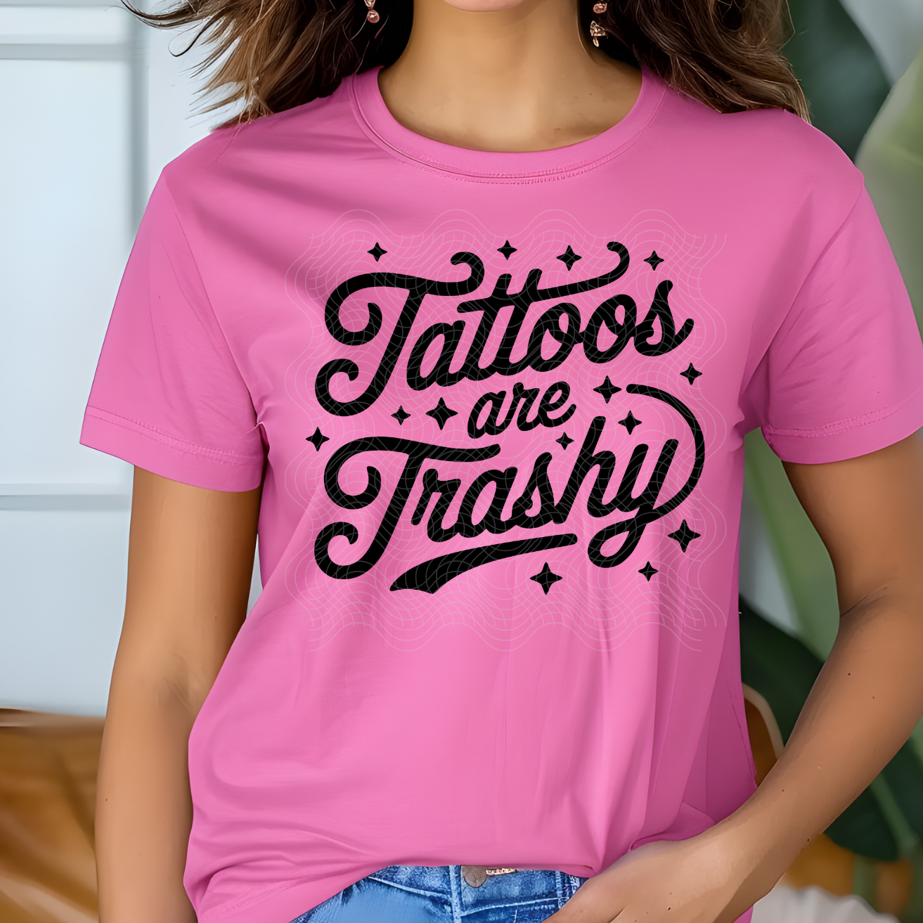 TATTOOS ARE TRASHY - DTF TRANSFER