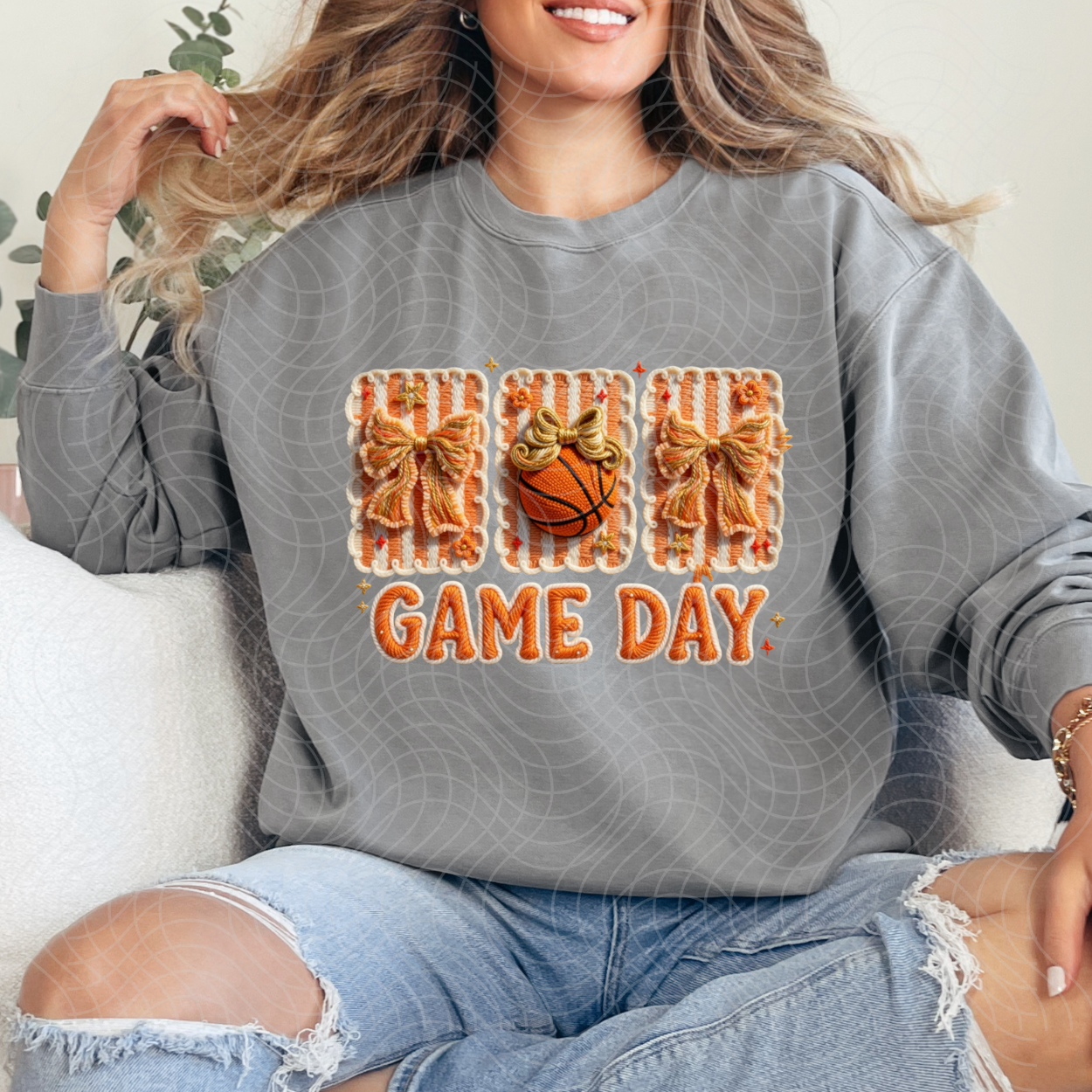 GAME DAY FAUX YARN - DTF TRANSFER