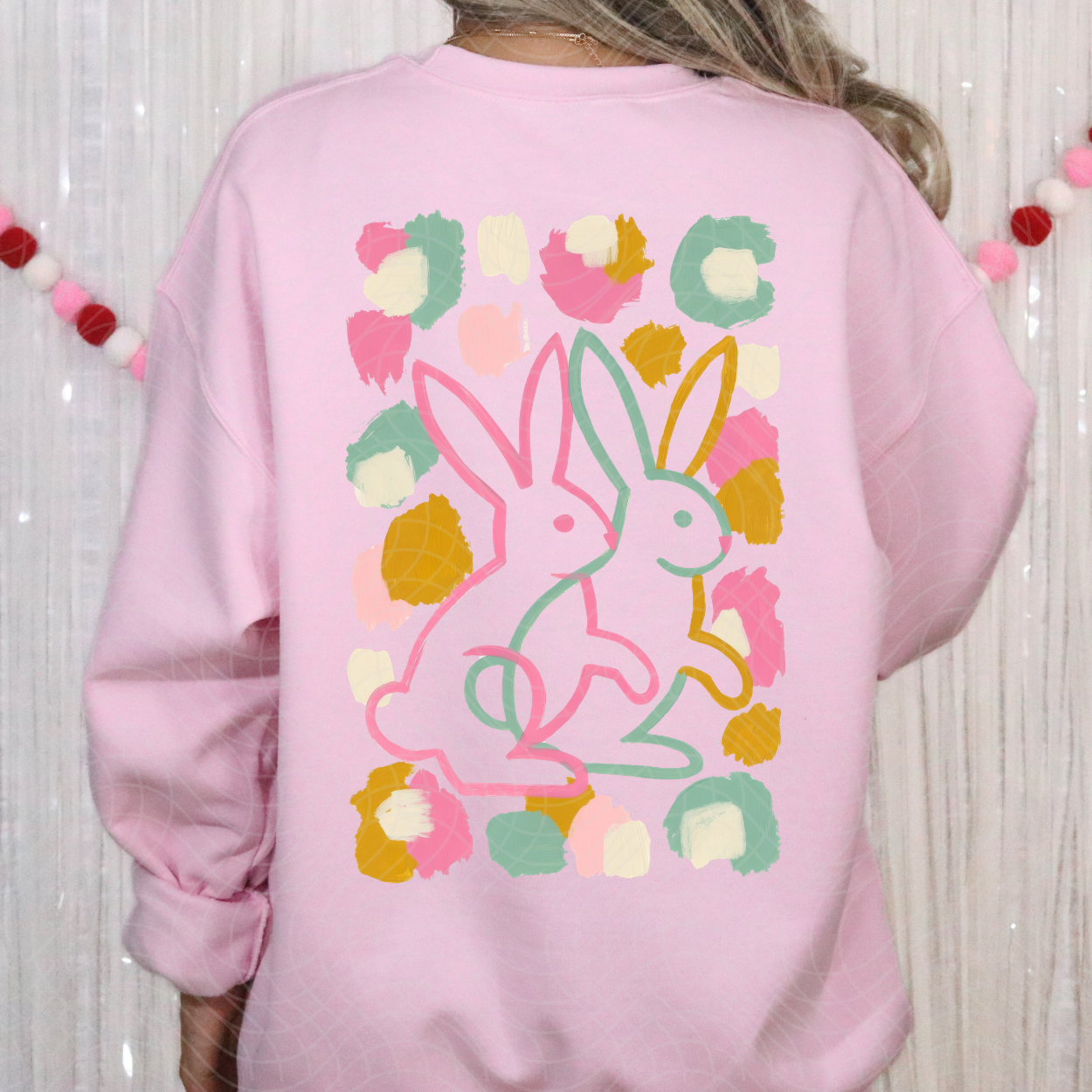 PAINTED BUNNIES - DTF TRANSFER