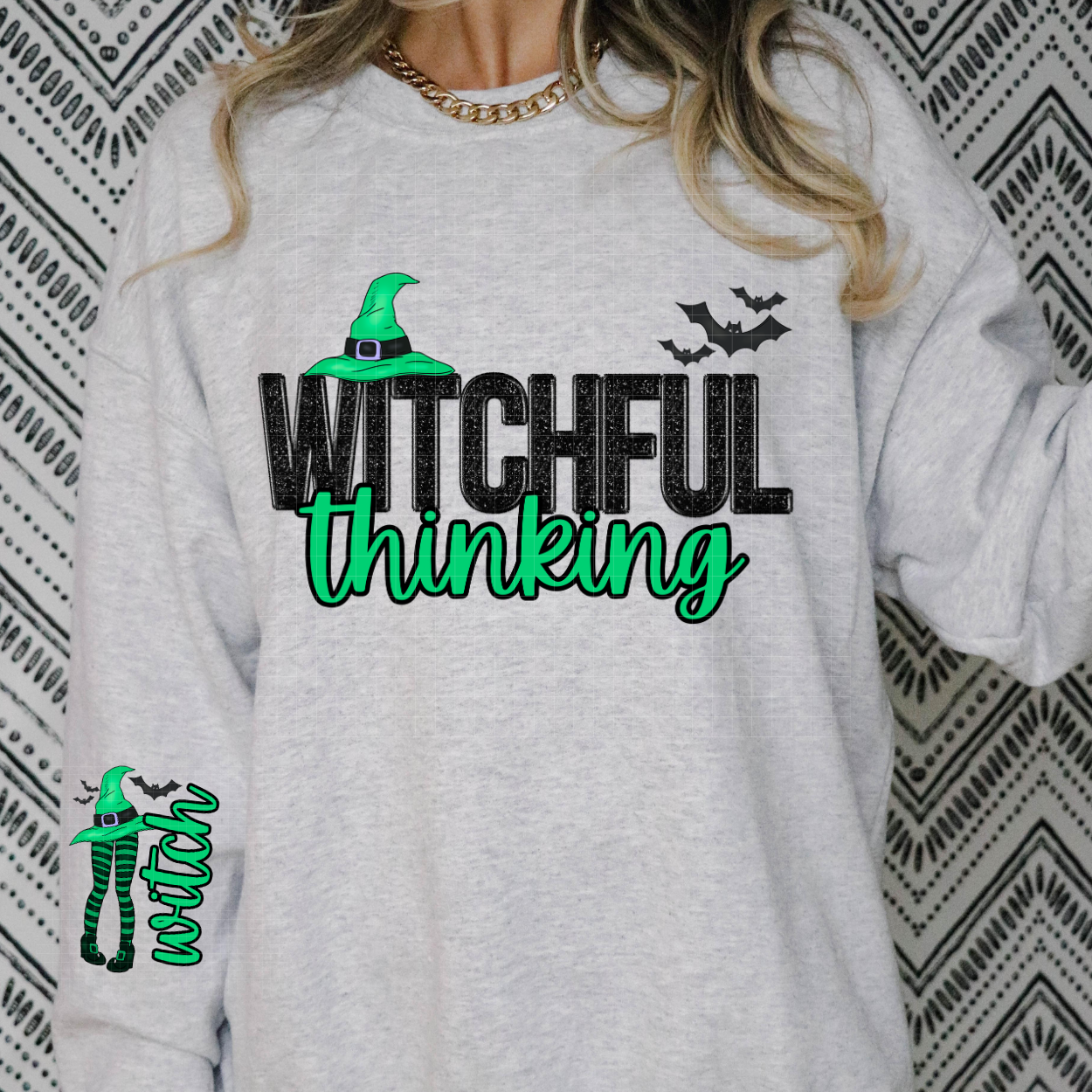 WITCHFUL THINKING W/ SLEEVE - DTF TRANSFER