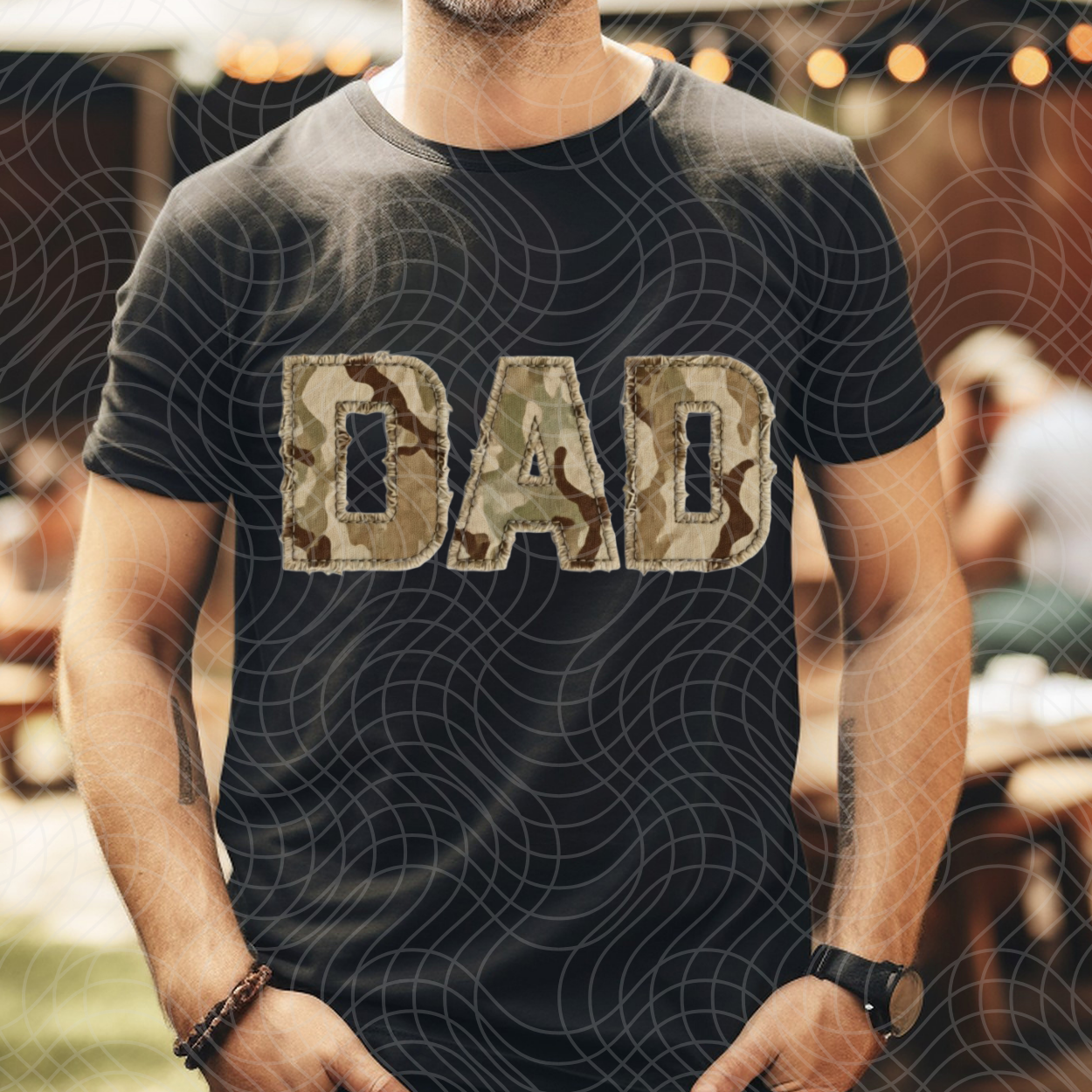 DAD CAMO - DTF TRANSFER