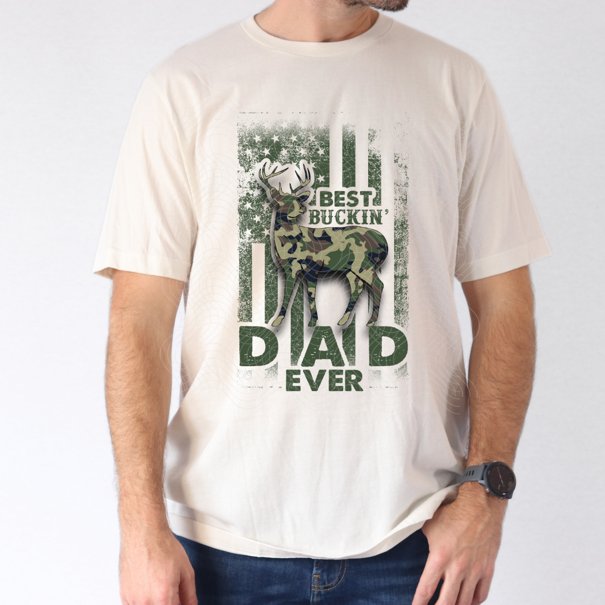 BEST BUCKIN DAD - DTF TRANSFER
