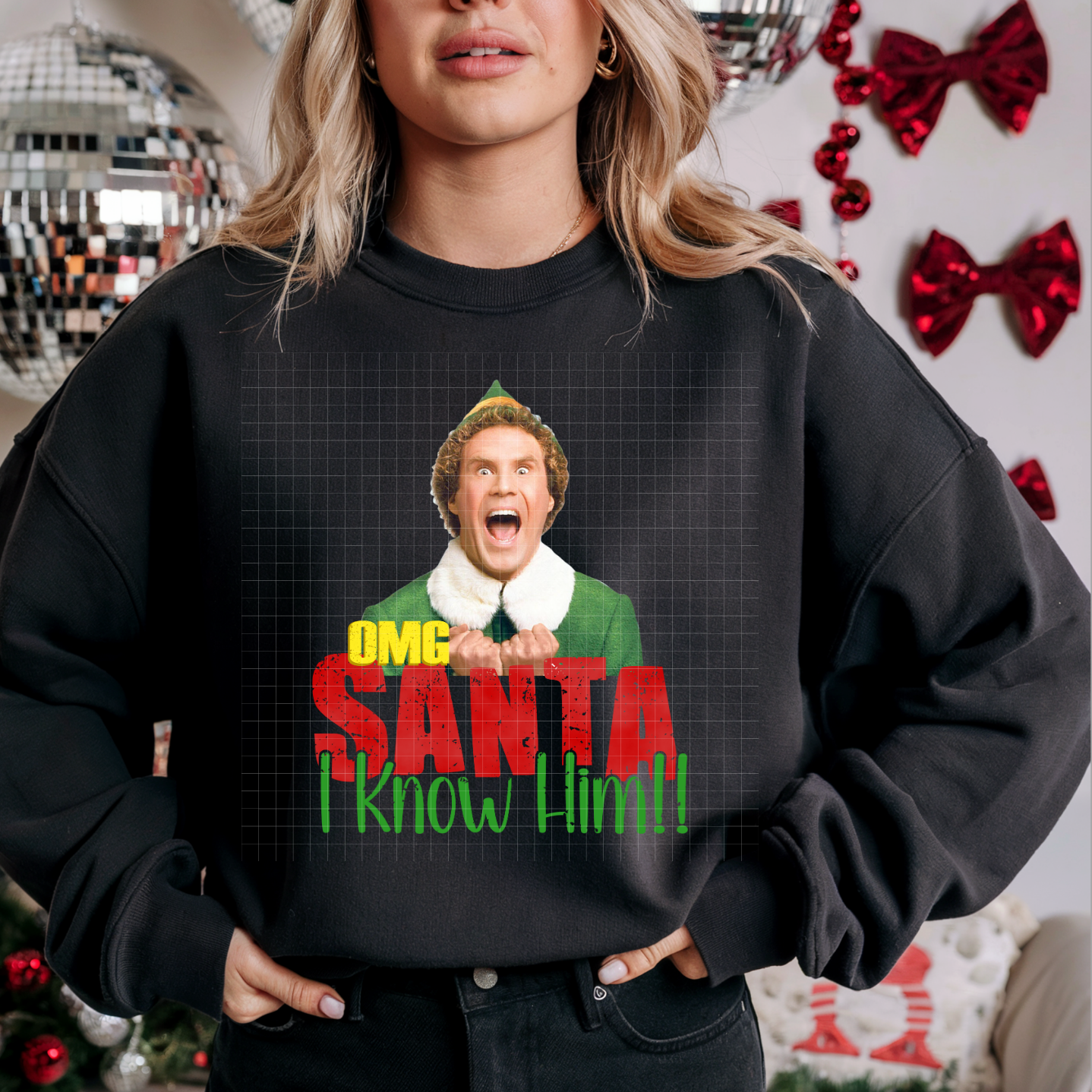 OMG SANTA ELF - DTF TRANSFER