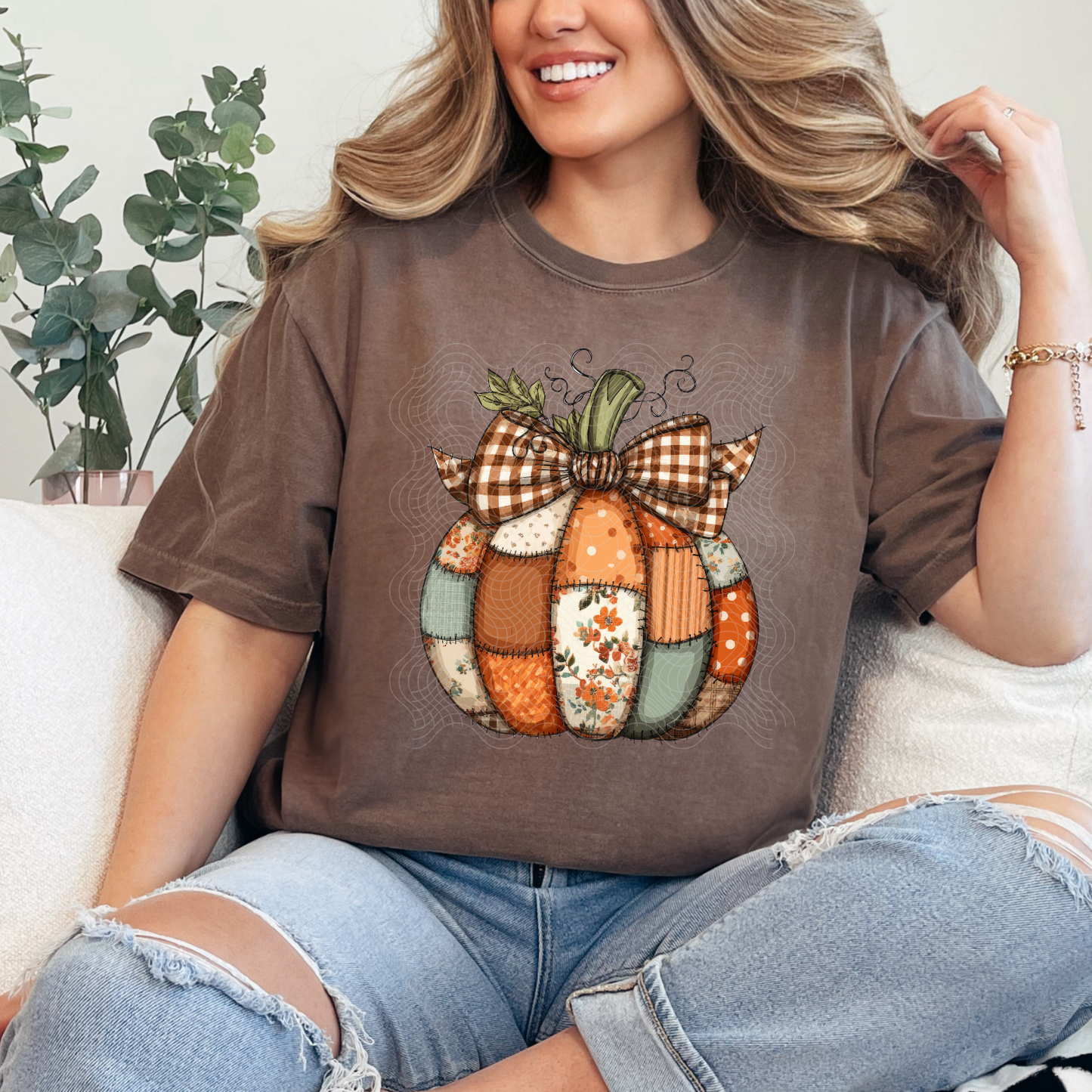 PATCHWORK PUMPKIN - DTF TRANSFER