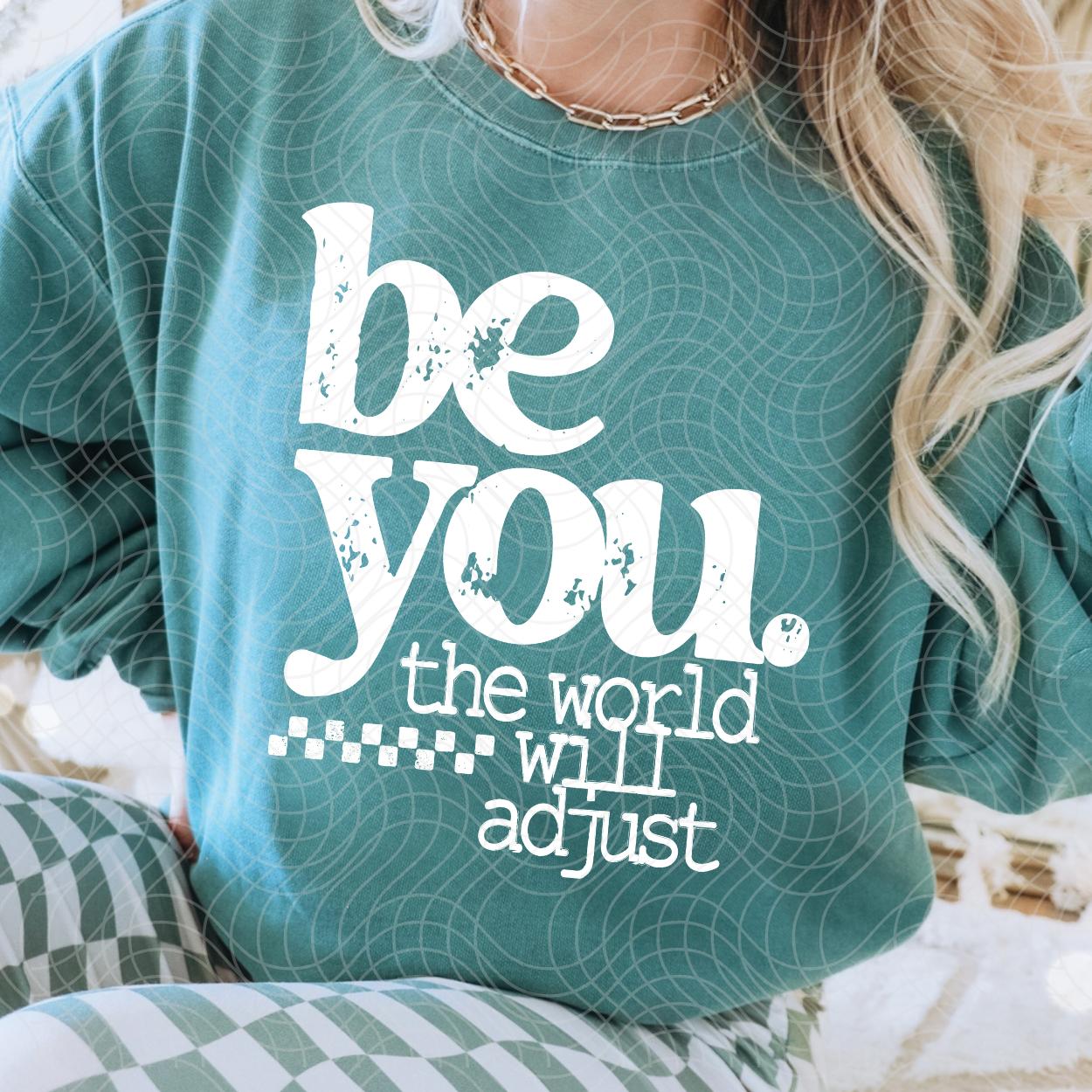 BE YOU, WHT - DTF TRANSFER