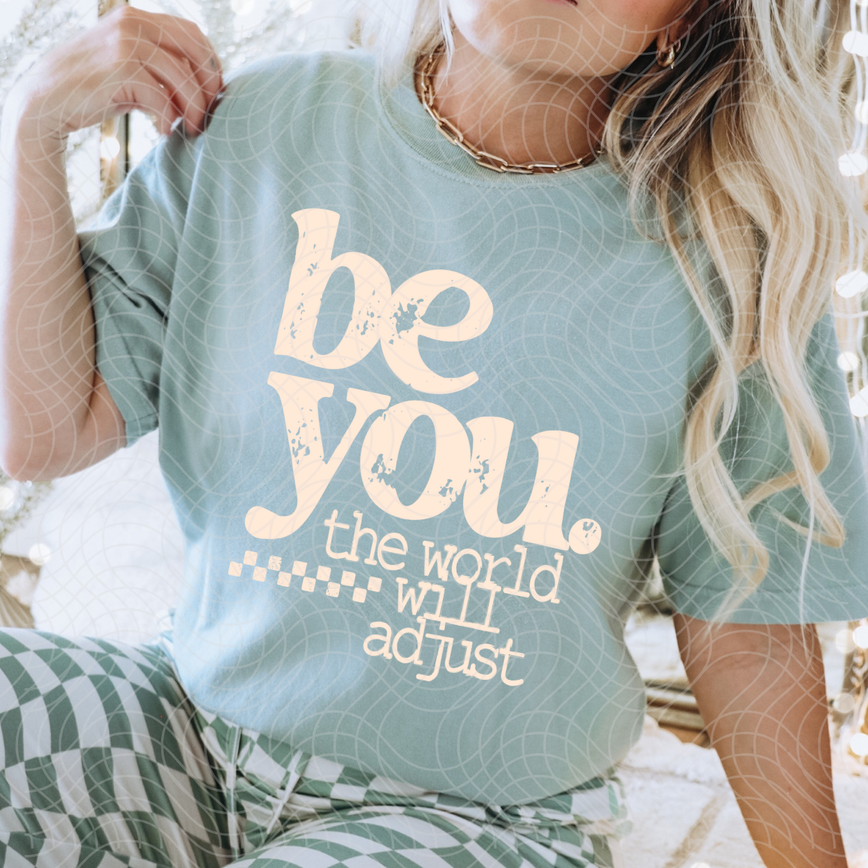 BE YOU, CREAM - DTF TRANSFER